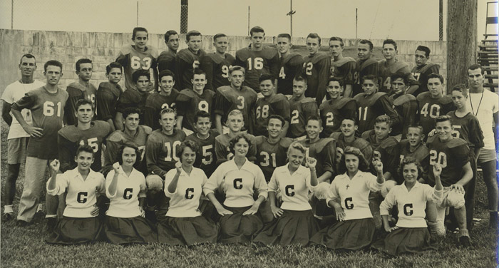 Central 1957 football team